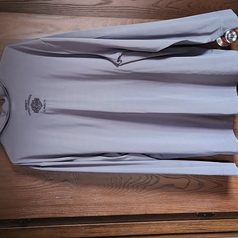 Harley-Davidson Men's Polo in Light Gray - Picture 2 of 5